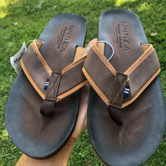 Marshalls Nautica Sandals Adain Brown Style # JN5871 Color Brown US Size 9 main image 6